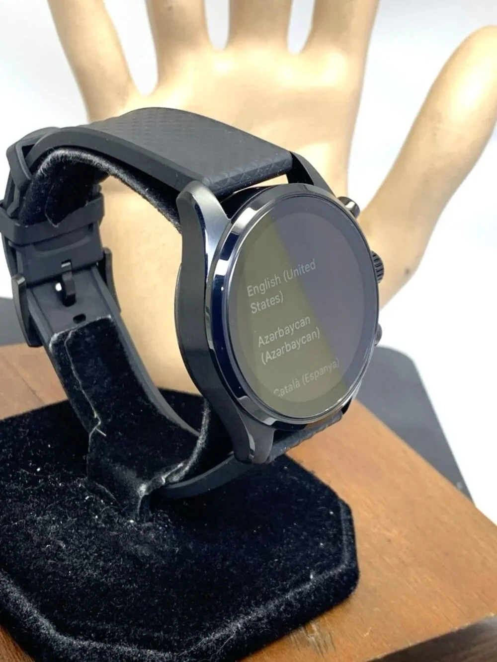 Montblanc Summit 3 Men's Watch Smartwatch Titanium Case Black Rubber Strap 42mm